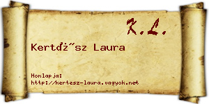 Kertész Laura névjegykártya
